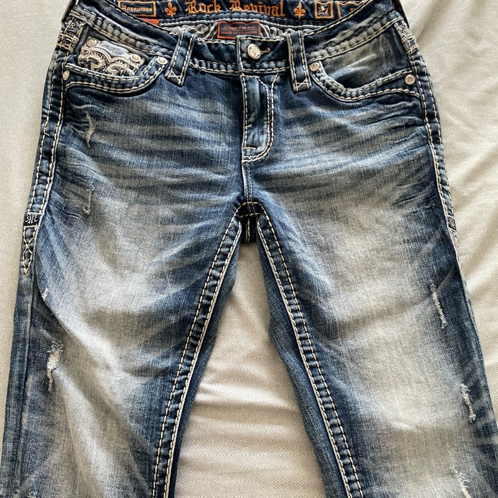 Rock revival jeans size 27 boot cut!